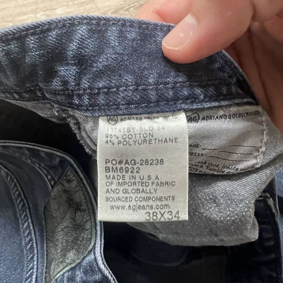 Adriano Goldschmied The Graduate Jeans Tailored Leg Blue Denim 360 Size 38x28 - Picture 9 of 12